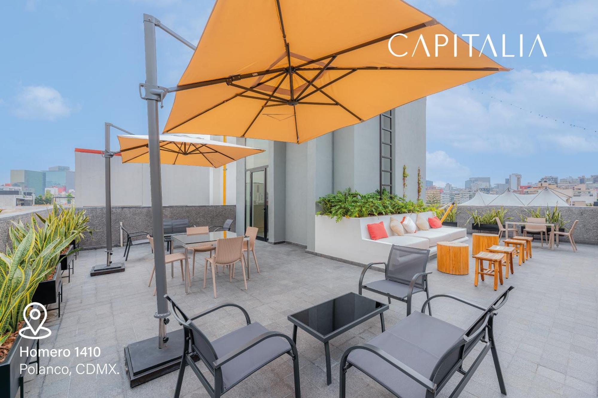 Capitalia - Luxury Apartments - Homero Мехико Экстерьер фото